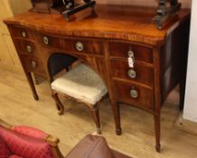 A George III mahogany sideboard W.162cm