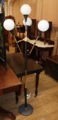 A 1960's / 70's standard lamp H.160cm