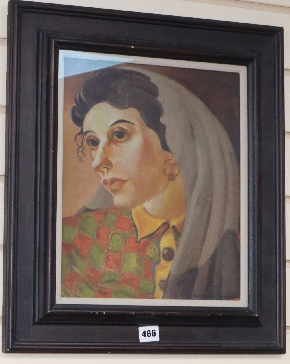 Rudolf Haybrook (1898-1965)oil on boardPortrait of an Iberian woman,signed34 x 28cm. - Image 3 of 4