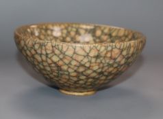 A crackleglaze bowl 10cm diameter