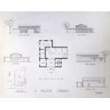 H E and D S Tidmarsh architectural plans 1930s-60s, and Tasker architectural plans and documents