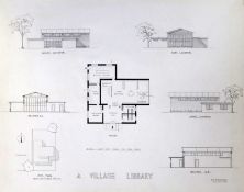 H E and D S Tidmarsh architectural plans 1930s-60s, and Tasker architectural plans and documents