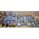 A large group of Japanese ceramics