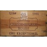 Twelve bottles of Chateau Chasse Spleen Moulis Cru Exceptionnel