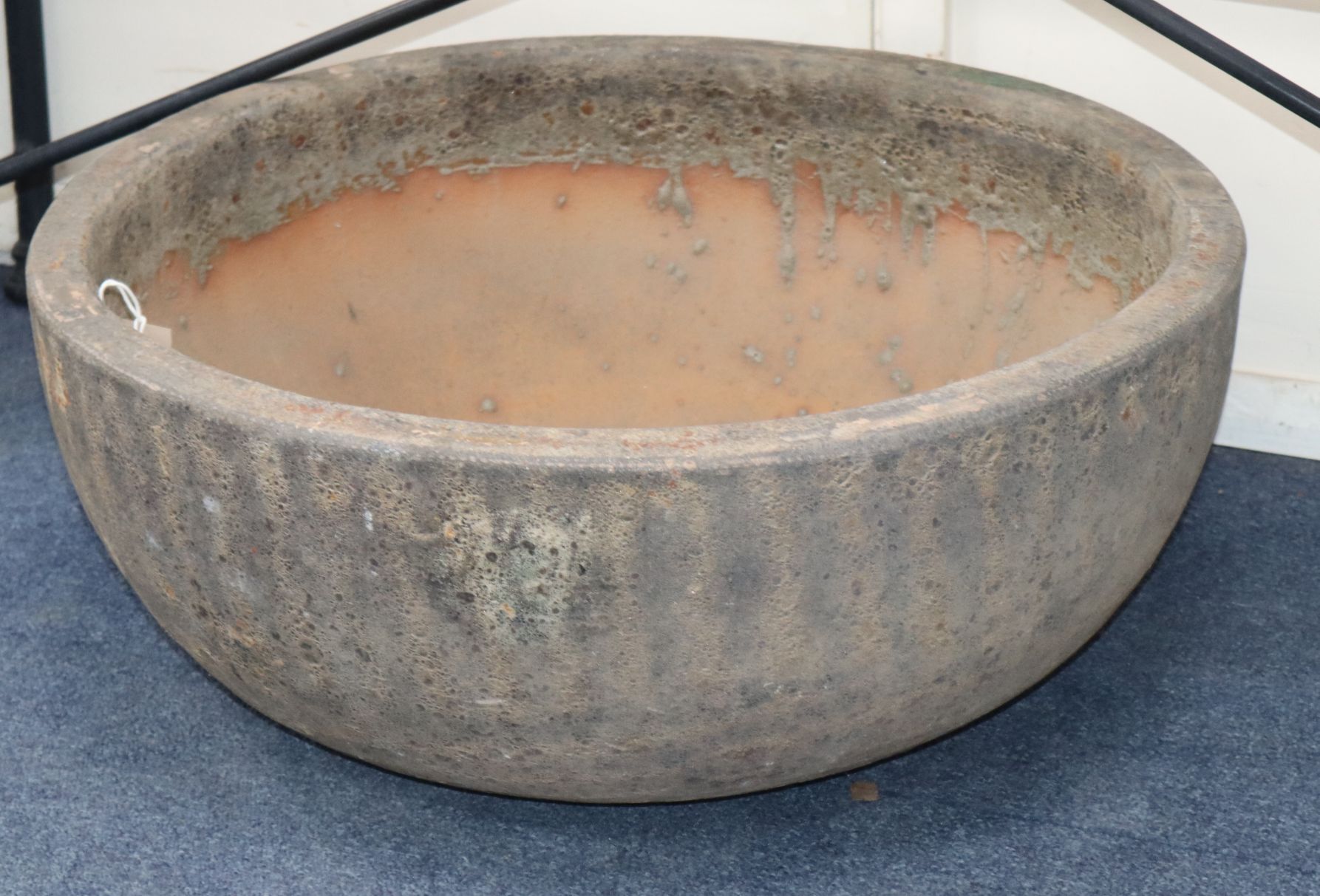 A bowl shaped garden planter W.60cm