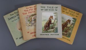 A quantity of Beatrix Potter and other children's books