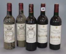 Margaux- 3 x Ch. Marquis D'Alesme 1977 (2) and 1997 and 2 x Ch Prieure-Lischine, 1997