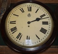 A WWII RAF dial wall timepiece, the Made by Elliott 1941 serial no. 17277 Diameter 47cm