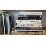 A quantity of mixed reference books relating to art and artists, impressionists, Picasso, Dali etc.