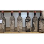 Six bottles of Ch.Marquis D'Alesne margeaux, 1933
