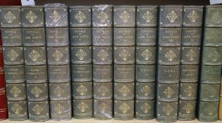 Austen, J - Novels, 10 vols, quarter morocco, John Grant, Edinburgh 1905