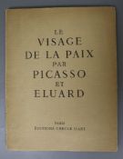 Eluard, Paul - Le Visage de la Paix par Picasso et Elvard, qto, soft covers, number 60 of 2000, 29