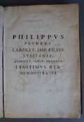 Caramuel y Lobkowitz, Juan - Philippus prudens Caroli V.Imp. filius, Lusitaniae, Indiae..., 1st