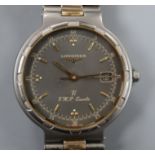 A gentleman's Longines Conquest Ti VHP quartz wrist watch.
