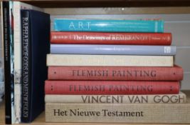 A quantity of mixed reference books relating to art and artist's including Vincent Van Gogh, Flemish