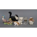 A quantity of Beswick, Doulton, Goebel and Bonzo figures