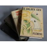 Fleming, Ian - The Man With The Golden Gun, 1st edition, half title, green / white patterned e/ps,