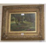 James Peter Quinn RP, ROI (Australian 1870-1951), 'Wimbledon Common', signed, oil on canvas laid