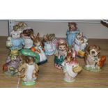 Twelve Beswick Beatrix Potter figures