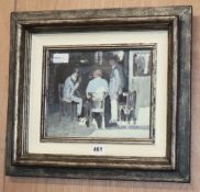 Clive McCartney (b. 1960), 'Old Men in Alexandria', signed, dated 1992 and titled verso, oil on