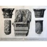 After Giovanni Battista Piranesi (1720-1778)5 engravingsArchitectural studies, see online for