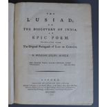 Cameons, Luis de - The Lusiad; or, the Discovery of India, translated by William Julius Mickle,