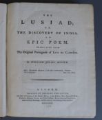 Cameons, Luis de - The Lusiad; or, the Discovery of India, translated by William Julius Mickle,