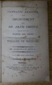 Joyce, J - Complete Analysis of the Wealth of Nations, quarter morocco, Cambridge 1792