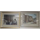 Sir William Russell Flint, two limited edition signed prints, 46 x 60cm approx,