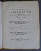 Robertson, William - An Historical Disquisition Concerning the Knowledge which the Ancients had of