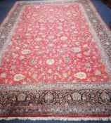 A Kashan carpet 500 x 325cm