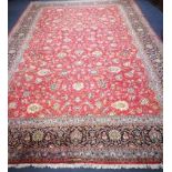 A Kashan carpet 500 x 325cm