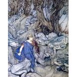 Stephens, James - Irish Fairy Tales illustrated by Arthur Rackham, one of 525, signed by the artist,