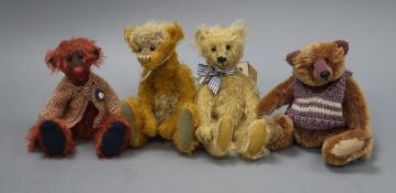 Four Artist bears