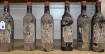 Six bottles of Ch.Marquis D'Alesne margeaux, 1933