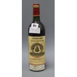 A bottle of Chateau Angles, St Emilion, 1990