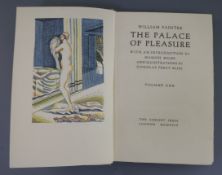 Painter, William - The Palace of Pleasure, 4 vols, one of 500, Cresset Press, London 1929