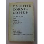 [Smith, Sydney Goodsir] - Carotid Cornucopius, 8vo, cloth, with printed d.j., a presentation copy to