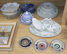 Mixed ceramics including Doulton, Limoges, Hornsea and Berlinware