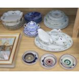 Mixed ceramics including Doulton, Limoges, Hornsea and Berlinware