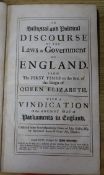 Bacon, N - Discourse of The Laws and Government of England, full calf, London 1689