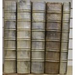 Chambers, Ephraim - Cyclopeadia: or, an Universal Dictionary of Arts and Sciences, 5 vols, folio,