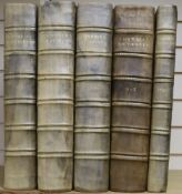 Chambers, Ephraim - Cyclopeadia: or, an Universal Dictionary of Arts and Sciences, 5 vols, folio,