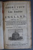 Dugdale, William Sir - A Short View of the late Troubles in England, folio, contemporary calf,