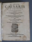 Caesar, Gaius Lulius - C.lulii Quae Exstant - qto, contemporary embossed vellum, with one double