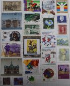 Six stamp albums