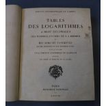 Géographique de L'Armée, Tables De Logarithmes