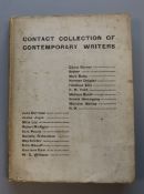 Contact ... Contact Collection of Contemporary Writers, one of 300, edited by Robert McAlmon,