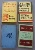 Fenollosa, Ernest and Pound, Ezra - "Noh", or Accomplishment, 1st edition, 8vo, original cloth,