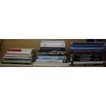 A collection of mostly Whistler books, including Henry Moore, Sargent, Spencer, Wolf, William